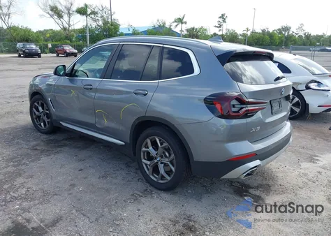 2023 BMW X3 xDrive30I из США, поврежденный, VIN 5UX53DP04P9S20126